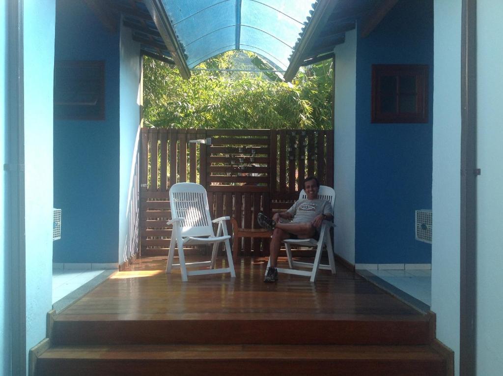 Pousada Telhado Azul Abraão Buitenkant foto